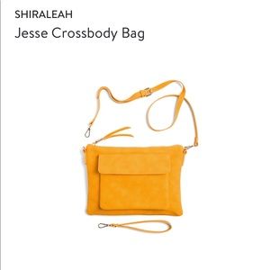 NWT Shiraleah Jesse Crossbody Clutch Mustard